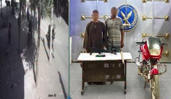 بندقية آلية وعصا خشبية.. ضبط شخصين بعد التعدي على منزل مواطن بسوهاج